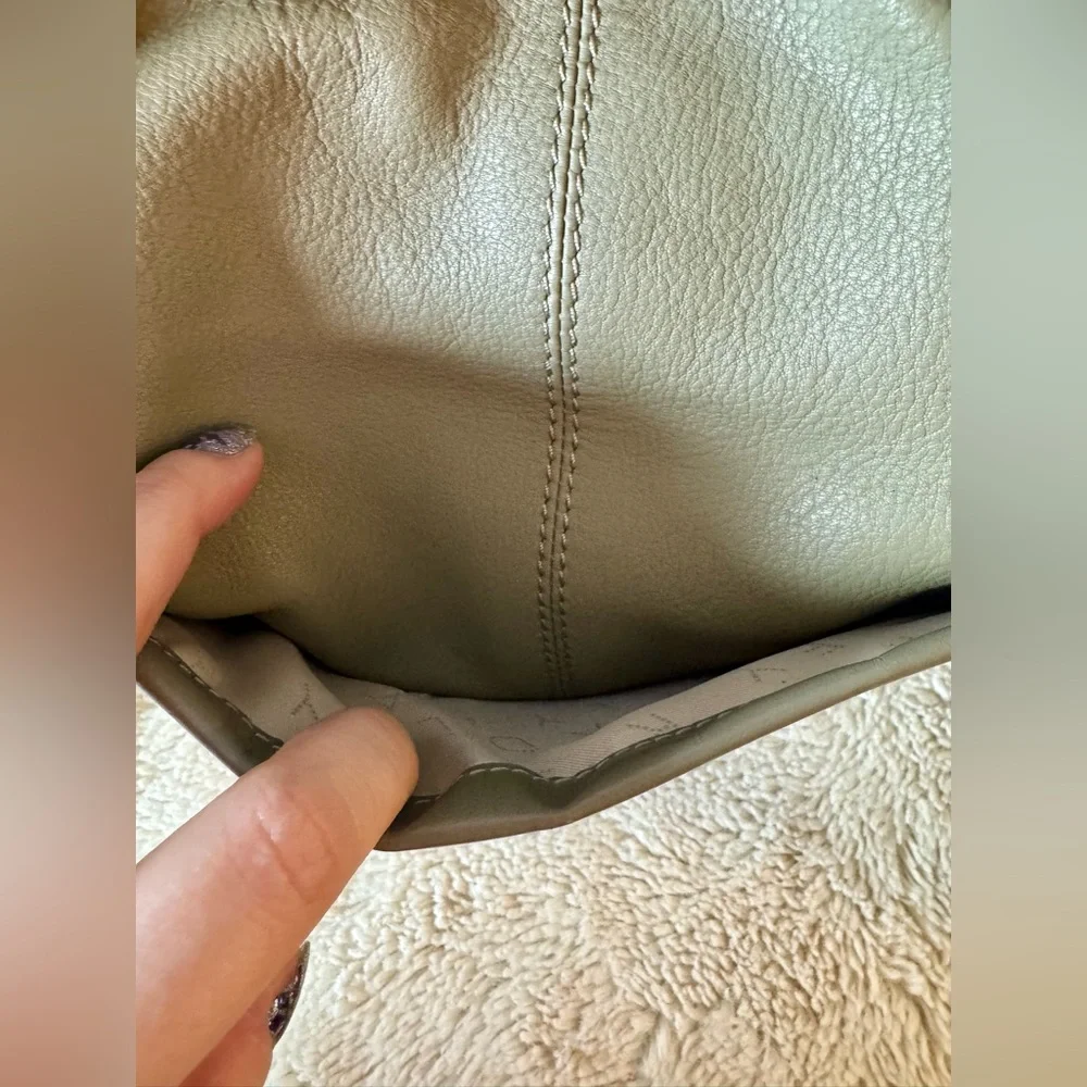 RADLEY LONDON Olive Green Leather Hobo Bag